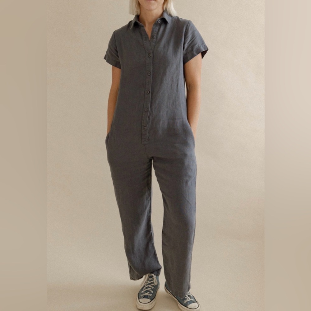 Jungmaven Stillwater Jumpsuit in Diesel Gray